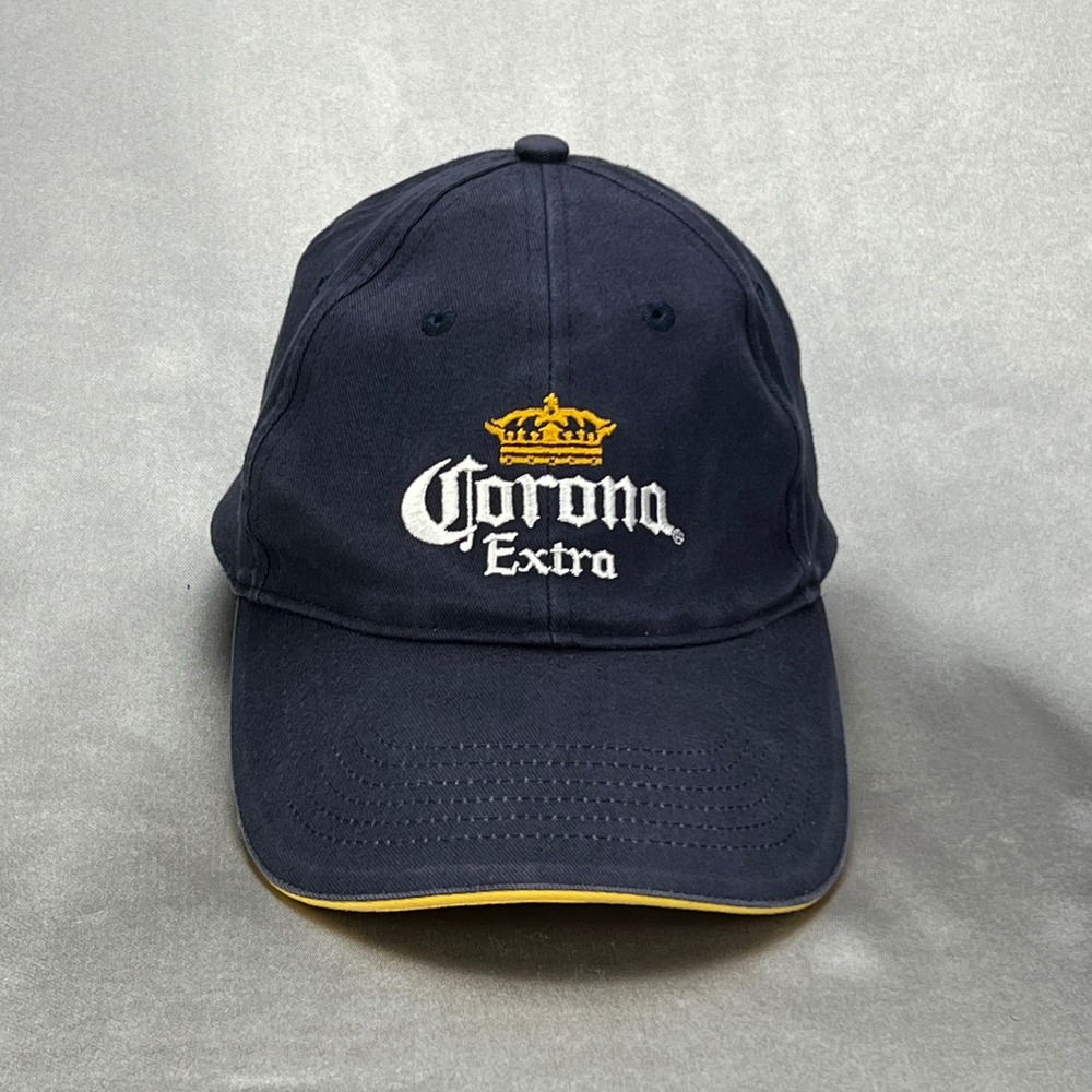 Corona Extra Beer Navy Blue Embroidered Logo Baseball Cap‎ Adjustable Dad Hat OS